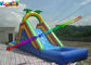 Customized Palm Tree Inflatable Water Slide Pool , Swimming Pool Slide With PVC