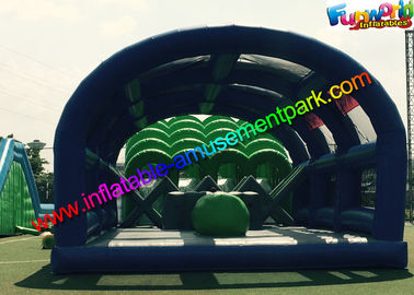 Fire Retardant PVC Inflatables Obstacle Course 5K Climbing Jumping Castle