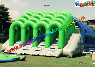 Fire Retardant PVC Inflatables Obstacle Course 5K Climbing Jumping Castle