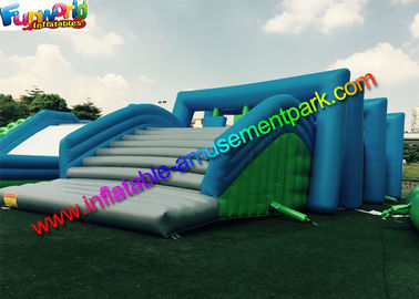 PVC Tarpaulin Inflatables Obstacle Course , Inflatable Running Obstacles