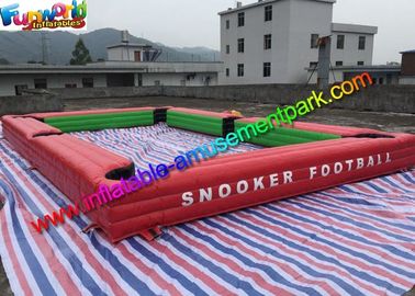 1 Year Warranty Inflatable Sports Games Inflatable Snooker Table With Soccer Ball