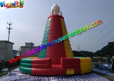 Waterproof Inflatable Climbing Wall ,  Customized Rock Mountain Climb Wall