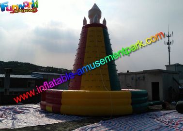 Waterproof Inflatable Climbing Wall ,  Customized Rock Mountain Climb Wall