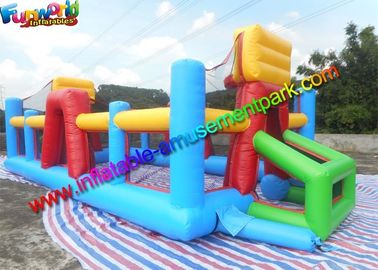 Three In One Inflatable Sports Games Volleyball Court Inflatable Football Field