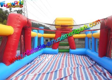 Three In One Inflatable Sports Games Volleyball Court Inflatable Football Field