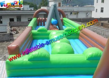 Waterproof Inflatable Playground 0.55mm PVC Tarpaulin Obstacle Course Inflatable