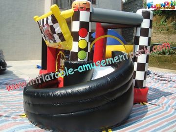 Car Airflow Commercial Bouncy Castles , 0.55 mm Mini Waterproof Jumper Bouncer