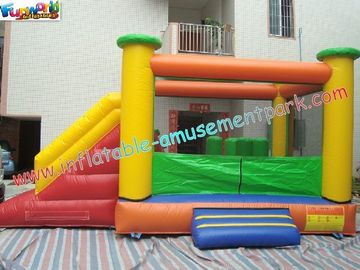 18 OZ Fire Retardant Inflatable Bouncer Slide  CE Blower For Outdoor And Indoor