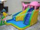 Commercial 0.55 mm PVC Tarpaulin Outdoor Inflatable Water Slides Pool For Childrens