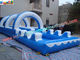 0.55 mm Blue Giant Waterproof Outdoor Inflatable Water Slides For Kids And Adults