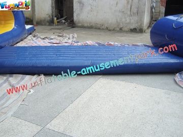 Customized Inflatable Water Toys / Water Trampoline With Slide For Kids