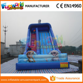 PVC Frozen Commercial Inflatable Slide Dry Inflatable Stairs Slide Toys For Kids