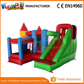 Mini PVC Inflatable Bouncer Slide Inflatable Combo Bouncers 1 Year Warranty