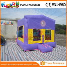 PVC Tarpaulin Commercial Bouncy Castles / Jumping House For Amusement Park