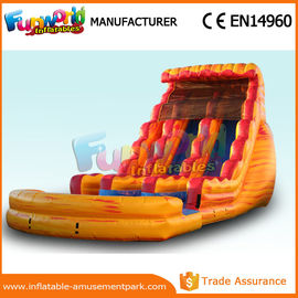 Volcano Giant Dual Slide Inflatable Slip And Slide 0.55mm PVC Tarpaulin