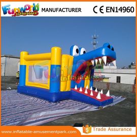 Custom Shark Inflatable Bouncers Inflatable Jumping Castle With 6m x 4m x 3m