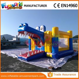 Custom Shark Inflatable Bouncers Inflatable Jumping Castle With 6m x 4m x 3m