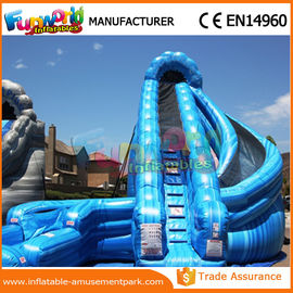 0.55mm PVC Tarpaulin Spiral Water Slide Corkscrew Inflatable Water Slide