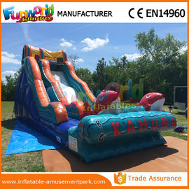 Fun Bouncer Slideway Commercial Inflatable Slide Big Kahuna Inflatable Water Slide