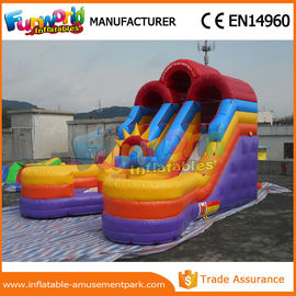 1 Year Warranty Kids Water Slide Inflatable Floating Water Slide With Pool