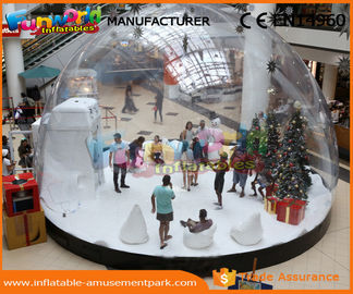 Blow Up Globe Advertising Inflatables Indoor 0.8 MM PVC Inflatable Snow Globe