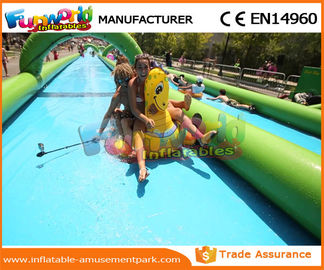 City 1000 Ft Inflatable Slip N Slide , Commercial Grade Inflatable Bouncy Slide