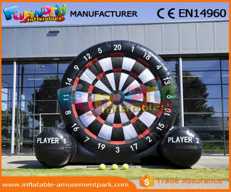 Customized Football Darts Inflatable Sports Games , Footdarts Popular Inflatable Dart Board