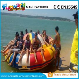 0.9mm PVC Inflatable Water Parks Inflatable Disco Boat Saturn 1 Years Warranty