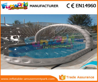 0.6 MM PVC Tarpaulin Clear Inflatable Dome Tent White Outdoor Inflatable Igloo