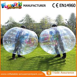 1.2 M Diameter PVC Transparent Inflatable Bubble Soccer Human Zorb Ball