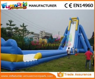 0.55 MM PVC Tarpaulin Inflatable Hippo Water Slide Big Water Slides For Kids