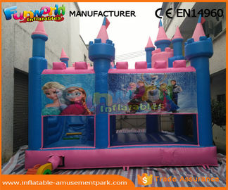 Frozen Combo Commercial Bouncy Castles PVC Tarpaulin Inflatable Jumping House Toys