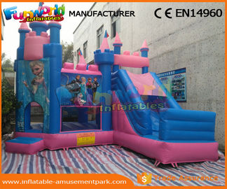 Frozen Combo Commercial Bouncy Castles PVC Tarpaulin Inflatable Jumping House Toys