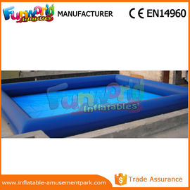 Circle / Square Large Adult Inflatable Swimming Pool Commercial Inflatable Water Pool