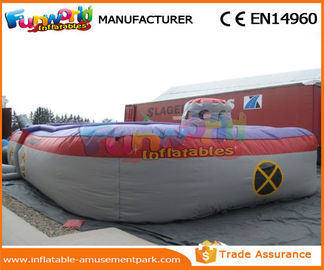 Purple Inflatable Sports Games Inflatable Laser Tag Arena 0.55mm PVC Tarpaulin