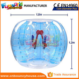 Transparent Inflatable Bubble Ball / Inflatable Zorb Ball Large Hot Air Welded