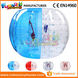 Transparent Inflatable Bubble Ball / Inflatable Zorb Ball Large Hot Air Welded