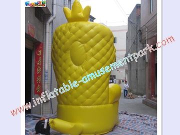 Custom Advertising inflatable , PVC Tarpaulin For King Throne Chair