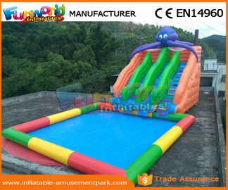 Outdoor Octopus Inflatable Water Pool Slip N Slide Water Sport Games PVC Tarpaulin