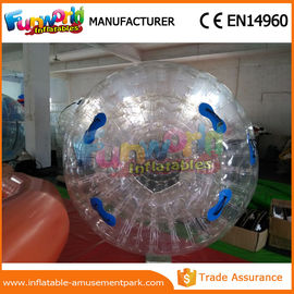 Clear Color Inflatable Rolling Ball Water Roller / Water Walking Ball With Air Pump