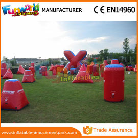 Customized Color Inflatable Air Bunker 0.6mm PVC Tarpaulin Paintball Inflatable Bunkers