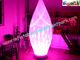 Indoor Pink Inflatable Lighting Decoration Flame Retardant Illuminated Balloon
