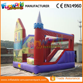 Commercial PVC Princess Combo Slide Inflatable Combo Units With CE / EN14960