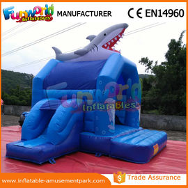 Hot Dolphin Inflatable Bouncer Slide For playground / inflatable combo bouncers