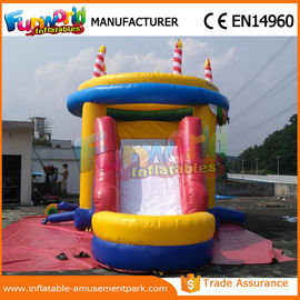 Customized Candle Inflatable Bouncer Slide CE SGS TUV ROHS EN71