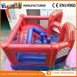 0.55mm PVC Tarpaulin Inflatable Jumping Castles / Princess Castle Bouncer