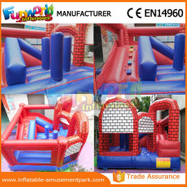 0.55mm PVC Tarpaulin Inflatable Jumping Castles / Princess Castle Bouncer