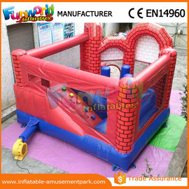 0.55mm PVC Tarpaulin Inflatable Jumping Castles / Princess Castle Bouncer