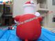 Pvc Inflatable Christmas Decorations 3 Meter , Inflatable Santa Claus