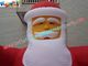 Pvc Inflatable Christmas Decorations 3 Meter , Inflatable Santa Claus